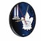 Holland Bar Stool Co Toronto Maple Leafs 13" Solid Wood Clock WClkPBlk03TorMpl - alternate 1