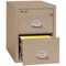 Fireking 2 Drawer, 1 Hr Fire & Impact Rated, Vertical, 31" depth Letter Taupe 2-1831-CTA - alternate 2