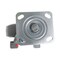 Vestil Rubber Swivel With Brake Caster 6 In. Diameter x 2 In. Width 771 Lb. Capacity Dark Gray/Gold CST-KSM-6X2MR-SWB - alternate 2