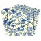 Homeroots 8" x 8" Blue And Yellow Vinyl Arabesque Peel And Stick Removable Tiles 571230 - alternate 1