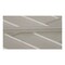 Apollo Tile Snow White 0.6 in x 12 in Glass Glossy Pencil Liner Tile Trim 0.5 sqft/case, 10PK APLGP8805A - alternate 2
