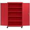 Sandusky Lee Shelf Cabinet, 78 in H, 46 in W, 24 in D, Keyed, 4 Shelves TA4R462472-01 - alternate 3