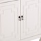 Homeroots 64in White Solid Wood Sideboard with Four Doors 401679 - alternate 2