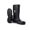 Bekina Unisex Steplite Easygrip Rubber Boots, Plain Toe, 15 in Height, Black, Men 9 / Women 11 PAN1P/8080AP121-09 - alternate 2