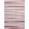 Homeroots 3' X 5' Pink Ivory And Gray Striped Washable Indoor Outdoor Area Rug 597349 - alternate 4