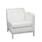 Osp Home Furnishings Wall Street  Faux Leather Right Arm Facing Armchair, White WST51RF-W32 - alternate 1