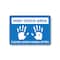 Signmission Public Safety, High Touch Area Please Wash Hands Often, 14in X 10in Aluminum, OS-NS-A-1014-25350 OS-NS-A-1014-25350 - alternate 1