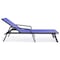 Leisuremod Marlin Patio Chaise Lounge Chair with Armrests in Black Aluminum Frame, Navy Blue, 2PK MLABL-77NBU2 - alternate 3