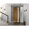 Vdomdoors Steel Door Deux 1713 Natural Oak Sidelight Exterior White Window Stainless Inserts Single Modern Pa DEUX1713EXD-OAKW-W36+14 x H80-Right-hand Inswing - alternate 2