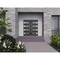 Vdomdoors Front Exterior Prehung Aluminum Double Doors Ronex0131 Black Enamel Mirrored Clear Glass Entry RONEX0131DEXD-BLK-W72xH80-RH-O - alternate 3