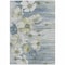 Homeroots 8' X 10' Denim Blue And Sky Blue Floral Washable Indoor Outdoor Area Rug 582749 - alternate 4