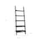 Homeroots 72" Espresso Wood Five Tier Ladder Bookcase 630396 - alternate 2