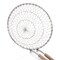 Martha Stewart Stainless Steel Spider Skimmer Kitchen Utensil with Nylon Handle in Light Taupe 129111.01 - alternate 3