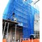 Tarps Now Blue Scaffold Debris Netting FR, 10' x 150' DNFRBL-10150 - alternate 2