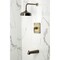 Kingston Brass Single-Handle Pressure Balanced Tub and Shower Faucet, Antique Brass KB6343NDL - alternate 2