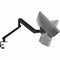 Atdec heavy duty display desk mount, supports monitors curved or flat to 35 and 17.6lbs,  AW-ORA-F-B - alternate 1