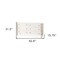 Homeroots 63in Gold And White Wood Carved Geometric Six Drawer Sideboard 611020 - alternate 2