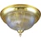 Boston Harbor Single Light Flush Mount Ceiling Fixture, 120 V, 60 W, 1-Lamp, A19 or CFL Lamp F52BB01-8030C3L - alternate 1