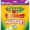 Crayola Broad Line Markers, Bold & Bright, 10PK 587725 - alternate 2