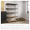 Hirsh Boltless Shelving Unit, 18 in D x 48 in W x 72 in H, 5 Shelves, Steel 17313 - alternate 4