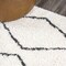Jonathan Y Catala Moroccan Diamond Shag White/Gray 2 ft. x 10 ft. Runner Rug MOH405A-210 - alternate 2
