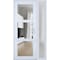 Vdomdoors Front Exterior Prehung FiberGlass Door Clear Glass See-through / Manux 8555 White Silk Clear Glass MANUX8555EXD-WS-W36+12 x H80-RH - alternate 2