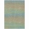 Homeroots 9' X 12' Blue Striped Washable Indoor Outdoor Area Rug 608799 - alternate 2
