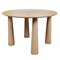 Homeroots 79" Natural Solid Wood Oval Dining Table 721119 - alternate 1