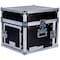 Deejay Led Fly Drive Case 10u Space Slant Mixer Rack / 6u Space Vertical Rack System with Full Accessory Door TBHM6U - alternate 3