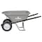 Corona Tools 6 Cu. Ft. Poly Wheelbarrow, Steel Handles, Dual Wheel Flat Free Tires WB12166 - alternate 2