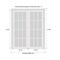 Sartodoors Sliding Closet Bypass Doors 64x80 hardware Walnut Solid Core Modern Interior QUADRO4111DBD-WLN-64 - alternate 2