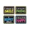 Ashley Productions Non-Magnetic Mini Whiteboard Erasers, Character Building, 10PK 78004 - alternate 2