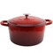 Crock-Pot Crock Pot Artisan 7 Quart Round Cast Iron Dutch Oven in Scarlet Red 69144.02 - alternate 1