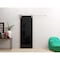 Sartodoors Barn Door 18 x 96 inches, Planum 0010 Gloss Black, 6.6FT Silver Rail Track Hardware Set, Solid Pane PLANUM0010BD-S-GLB-1896 - alternate 1