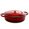 Crock-Pot Crock Pot Artisan Enameled Cast Iron 5 Quart Round Braiser Pan with Self Basting Lid in Scarlet Red 112000.02 - alternate 2