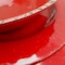 Studio California Mauna 12 Piece Melamine Dinnerware Set in Red Crackle Look Decal 114337.12 - alternate 2