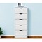 Homeroots 18" White Five Drawer Dresser 518180 - alternate 3