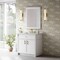 James Martin Vanities Bellshire 36" Single Vanity, Bright White w/ 3 CM White Zeus Silestone Top 660-V36-BW-3WZ - alternate 5