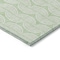 Homeroots 9' X 12' Mint Green And Beige Ogee Washable Indoor Outdoor Area Rug 601630 - alternate 4