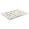 Lavish Home 2PC Bathroom Rug Set 100% Cotton Bath Mats w/ Textured Botanical Leaf Print for Boho Bathroom Decor ST-BATH5-BB - alternate 5