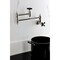 Kingston Brass Wall Mount Pot Filler Faucet, Polished Nickel KS3106PKX - alternate 2