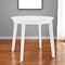 Homeroots 36" White Wood Round Top Dining Table 544275 - alternate 2