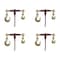 Mytee Products PRO Chain Specialty Binder Ratchet Style 1/2in Grab Hook & 5/8in Slip Hook., 4PK CBRS38-58SHx4 - alternate 1