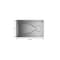 Homeroots 9in X 30in Silver Stainless Steel Undermount Kitchen Sink 719946 - alternate 2