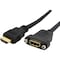 Startech.Com 3ft HDMI Female to Male Adapter Cable 4K HDMIPNLFM3 - alternate 1