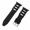 Elegani Replacement Rubber Watch Replacement Band Compatible with Apple Watch 41mm, Black, Black Buckle IVTBB-BLK-41 - alternate 1