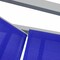 Leisuremod Marlin Patio Chaise Lounge Chair with Armrests in Grey Aluminum Frame, Navy Blue MLAGR-77NBU - alternate 2