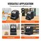 Vevor USD Coin Sorter Coin Counter Wrapper and Roller 300 Coins/min LCD Display 1550 - alternate 3