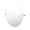 Gatco Reveal 32" Frameless Oval Mirror, Satin Nickel 4679LG - alternate 1