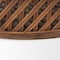 Homeroots Set of Two Brown Round Wicker Handmade Serving Tray 609099 - alternate 3
